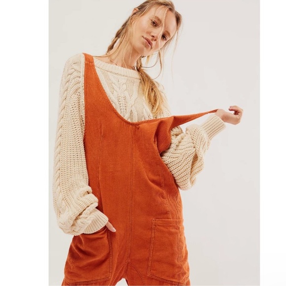 NWT Free People High Roller Corduroy Jumpsuit - Picture 2 of 4